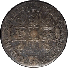 1677 Silver Crown Coin Charles II
