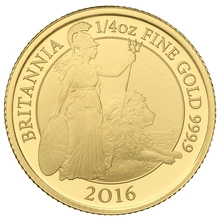 2016 Proof 1/4oz Gold Britannia Coin