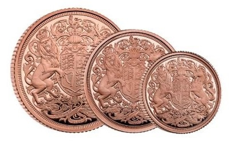 2022 Proof Gold Sovereign 3 Coin Set Boxed Queen Elizabeth II Memorial Sovereign