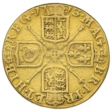 1713 Gold Guinea Coin Queen Anne