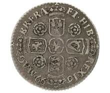 1699 Silver Sixpence William III