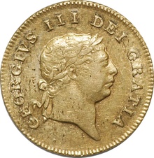 1806 Gold Half Guinea Coin George III