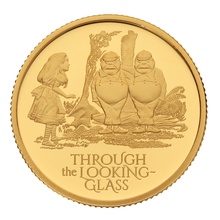 2021 1/4oz Through the Looking-Glass Proof Gold Coin Boxed