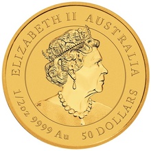 2023 Year of the Rabbit Gold Coin 1/2oz Perth Mint Australian Lunar Series