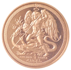 Isle of Man Angel Gold Coin 1/4oz