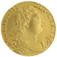 1767 Gold Guinea Coin