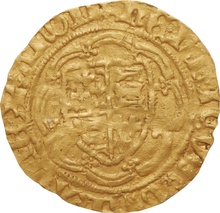 Quarter Noble Gold Coin Henry V Fine