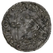 1016-1035 Cnut Silver Penny Hammered Short Cross Type York Mint Goodman