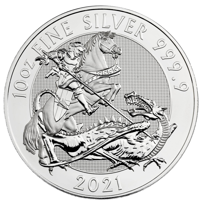 2021 Royal Mint Valiant Silver Coin 10oz