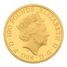 2022 Lion of England Gold Coin Tudor Beasts 1oz Proof Boxed