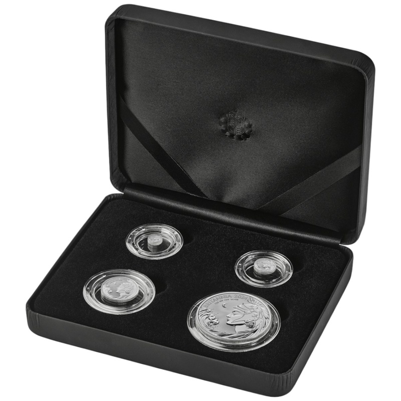 2024 Britannia Fractional Silver Reverse Proof Frosted Set Boxed