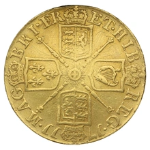 1711 Gold Guinea Coin Queen Anne