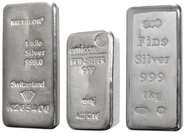 Second Hand 1kg Silver Bar