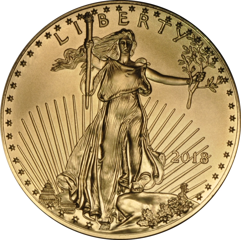 2018 1/2oz American Eagle Gold Coin