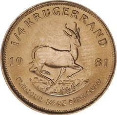 1981 1/4oz Krugerrand Gold Coin