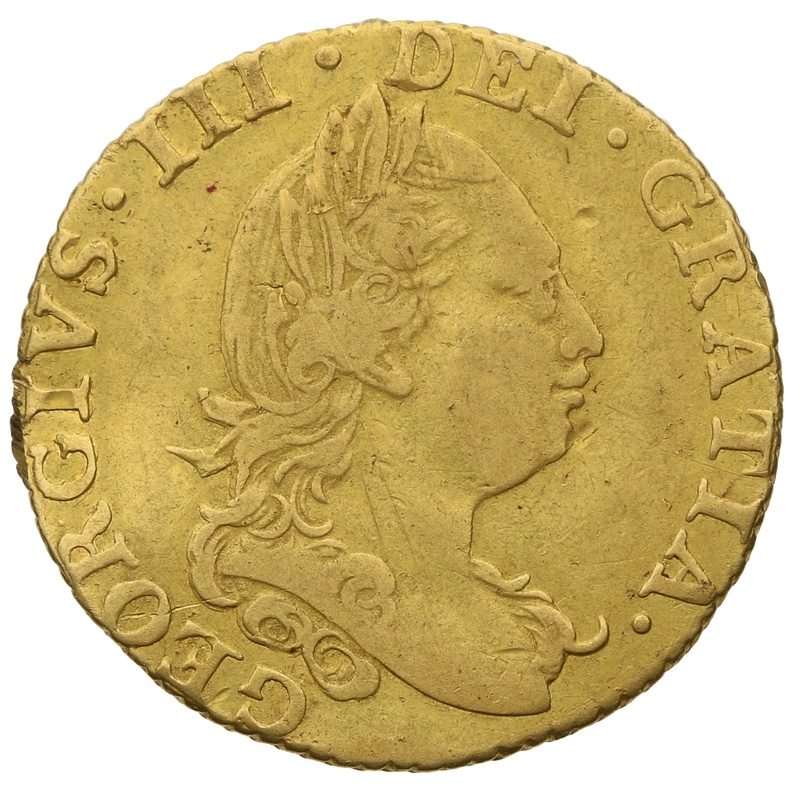 1785 Gold Half Guinea Coin George III