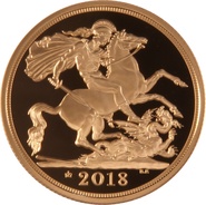 2018 Proof £2 Coin Gold Double Sovereign