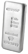 1kg Silver Bars