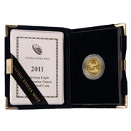 2011 Proof Quarter Ounce Eagle Gold Coin Boxed