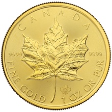 2020 Canadian Maple Leaf Gold Coin 1oz