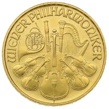 1992 1/10oz Austrian Gold Philharmonic Coin