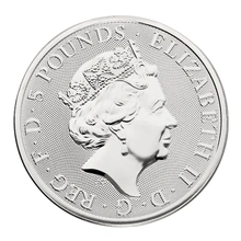 2022 Lion of England Silver Coin Tudor Beasts 2oz