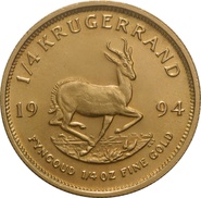 1994 1/4oz Krugerrand Gold Coin