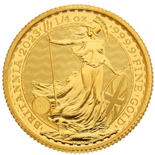 2023 1/4oz Gold Britannia Coin Queen Elizabeth II