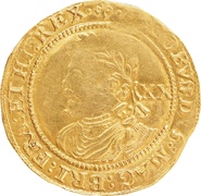 James I Gold Laurel Trefoil