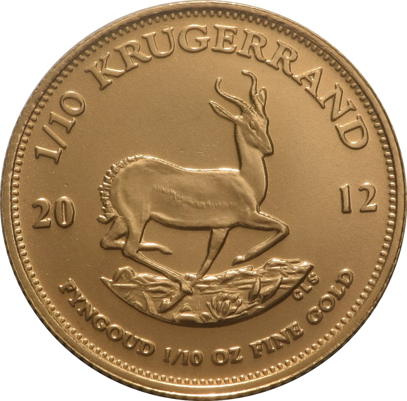 2012 Tenth Ounce Krugerrand