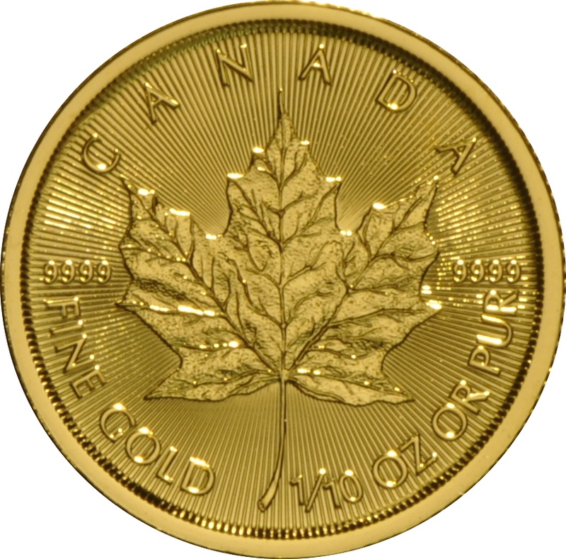 2017 1/10oz Canadian Maple Leaf Gold Coin