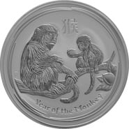 2016 Year of the Monkey Silver Coin 1kg Perth Mint Australian Lunar Series