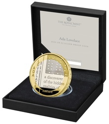 2023 £2 Proof Ada Lovelace Silver Coin Boxed