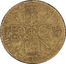 1718 George I Quarter Guinea Gold Coin NGC XF40
