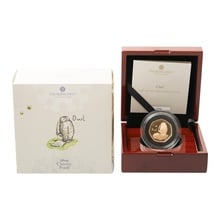 2021 Proof 50p Gold Coin Owl Boxed