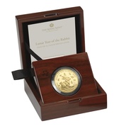 2023 Royal Mint 1oz Year of the Rabbit Proof Gold Coin Boxed
