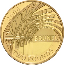 2006 Proof £2 Gold Coin Double Set Brunel the Man and his Achievements Boxed