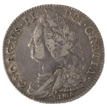 1746 George II 'Lima' Halfcrown - Good Fine