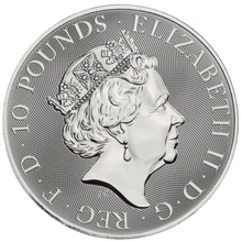 2022 10oz Queen's Beasts Completer Silver Coin