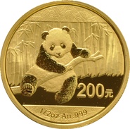 2014 1/2 oz Gold Chinese Panda Coin