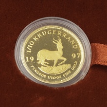 1997 Proof 1/10oz Krugerrand Gold Coin Boxed