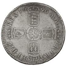 1696 William III Halfcrown