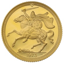 1973 Proof Isle of Man Gold Sovereign 4 Coin Set Boxed