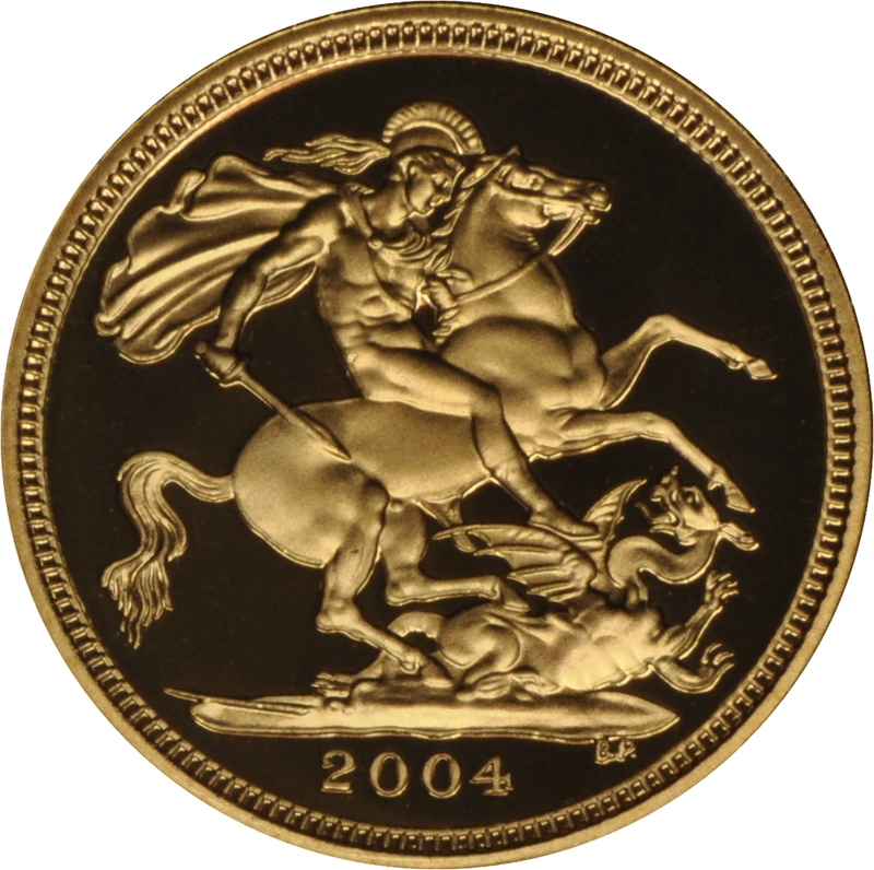 2004 Gold Proof Half Sovereign PCGS PR69