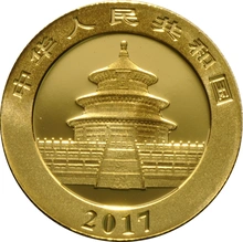2017 8g Chinese Panda Gold Coin