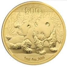 2010 1oz Chinese Panda Gold Coin