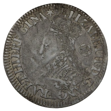 1563 Silver Sixpence Coin Elizabeth I Milled Star