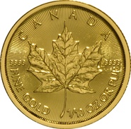 2018 1/10oz Canadian Maple Leaf Gold Coin
