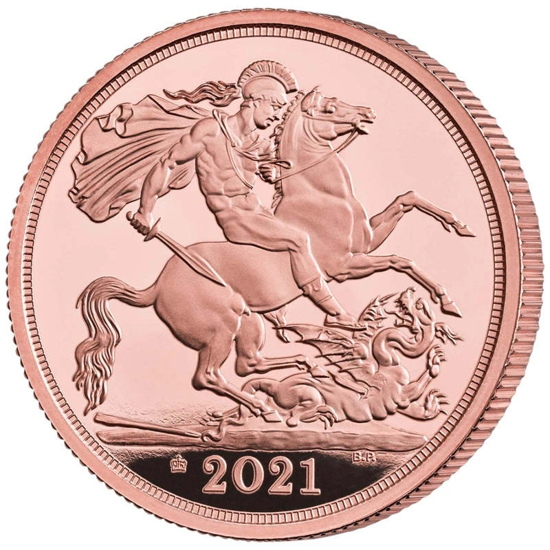 2021 Proof £2 Coin Gold Double Sovereign