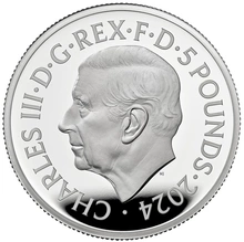 2024 Britannia 2oz Silver Proof Coin Boxed